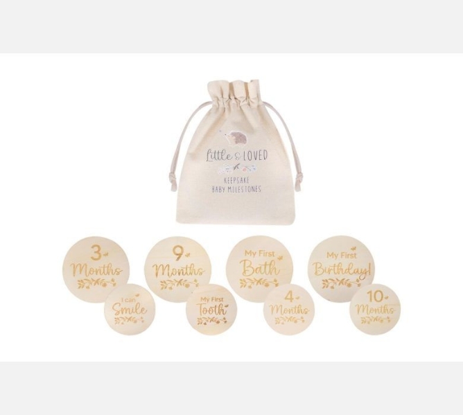 Wooden Milestone Discs