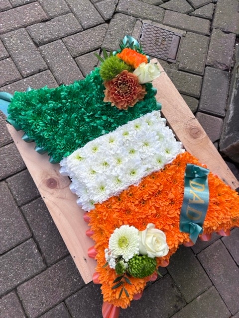 Irish flag pillow