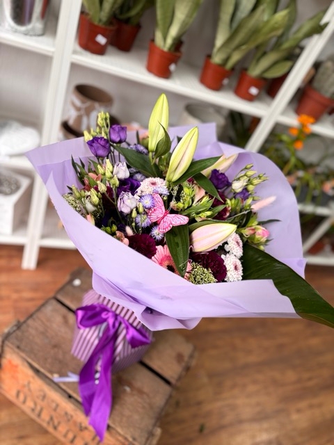 Purple Mix (With Lilies)