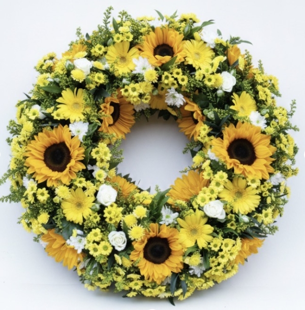 Sunflower Wreath