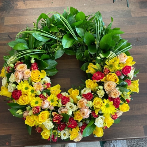 Half Foliage Wreath