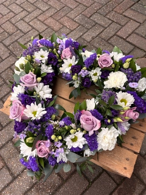 Mixed Open Heart with Foliage