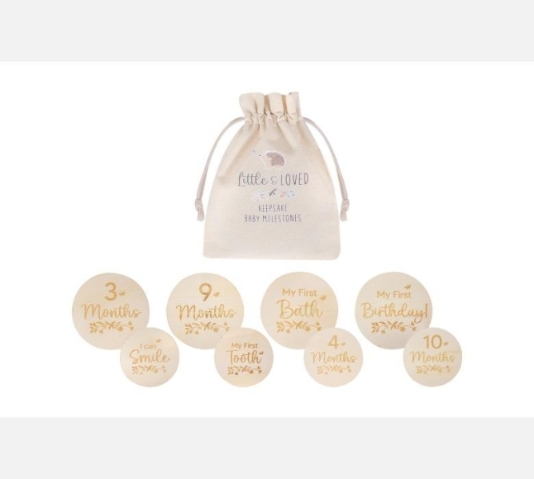 Wooden Milestone Discs