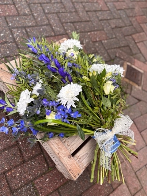 Blue and White Sheaf