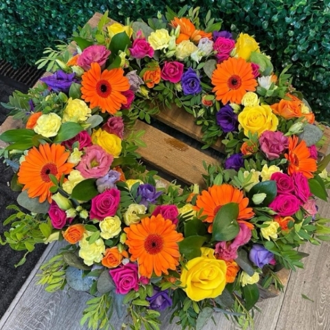 Bright Mixed Wreath