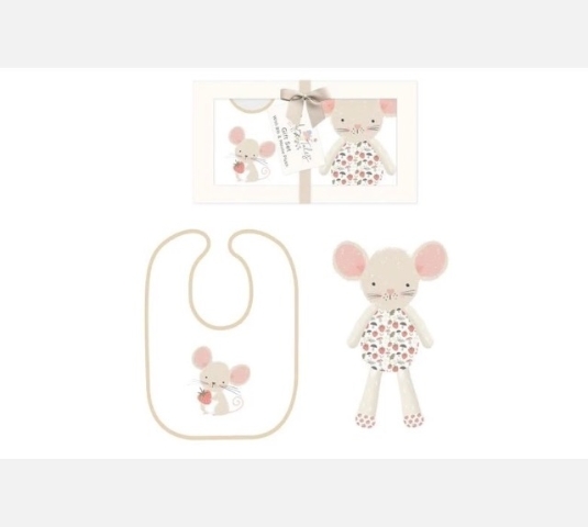 Garden Tales Bib & Teddy Set