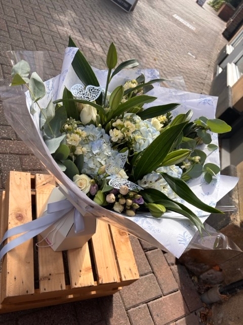 Hydrangea and Lilies