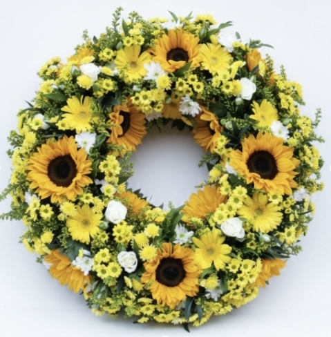 Sunflower Wreath